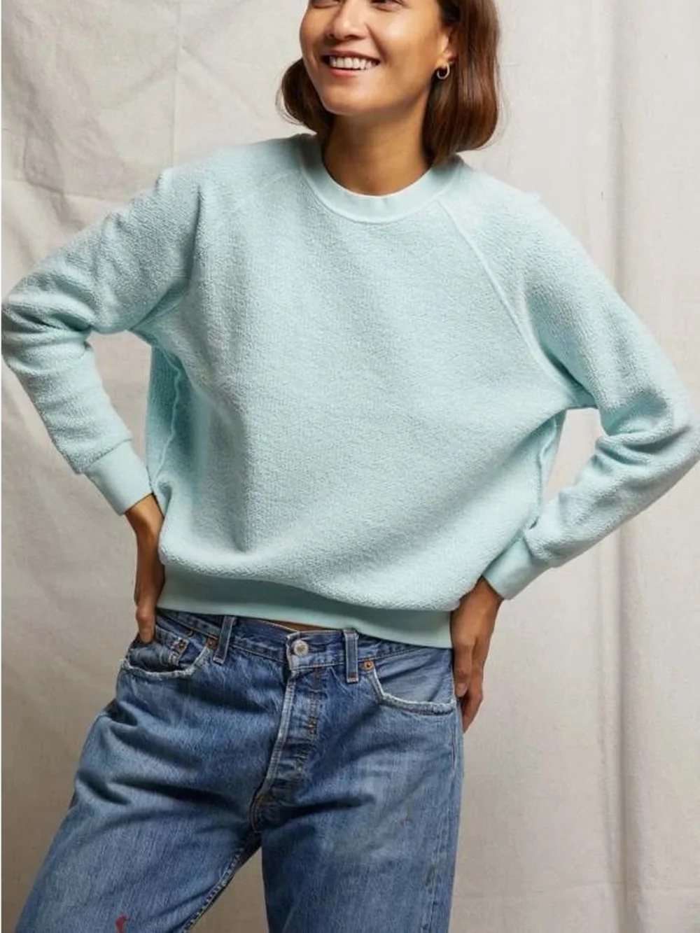 PWT Ziggy Crewneck- Iced Aque